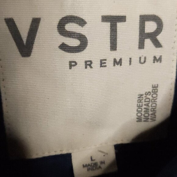 VSTR Blue Black Bear Print Button Down Large - Picture 4 of 5